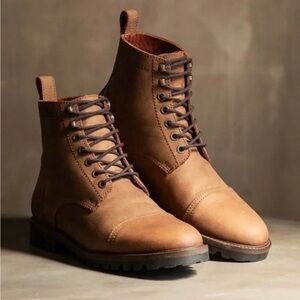 Portland Leather Goods Patina New Men's Sz 11 Brown LeatherAnkle Boots